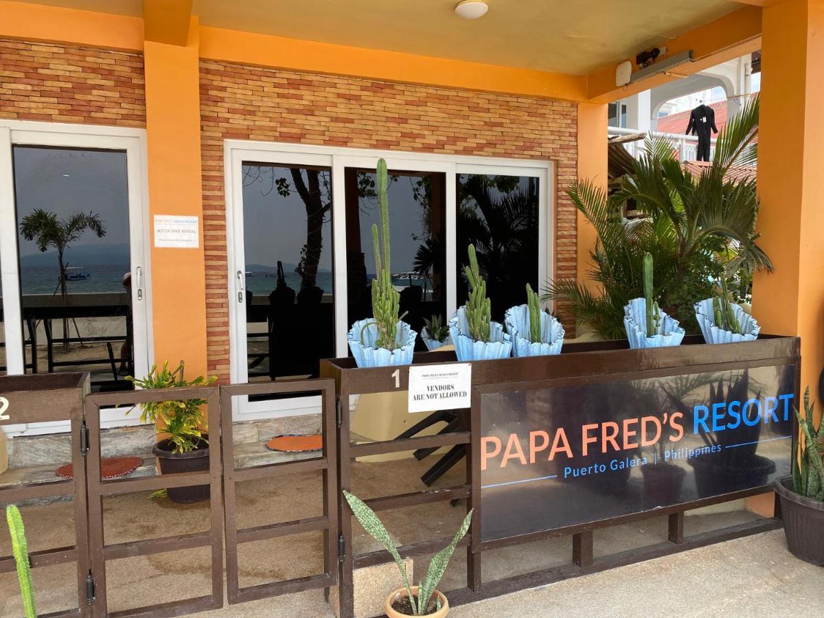 פוארטו גאלרה Papa Freds Beach Resort מראה חיצוני תמונה