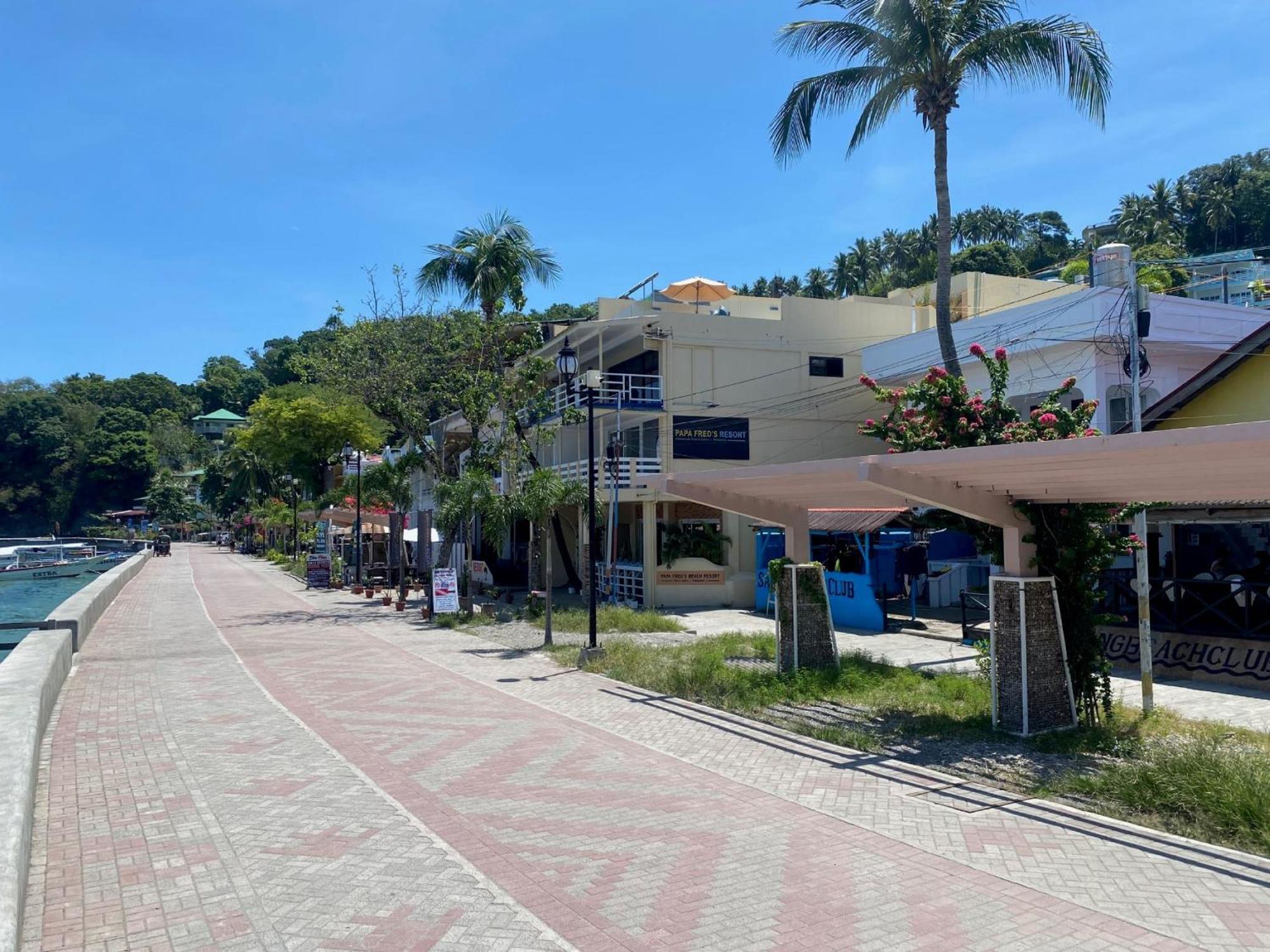 פוארטו גאלרה Papa Freds Beach Resort מראה חיצוני תמונה
