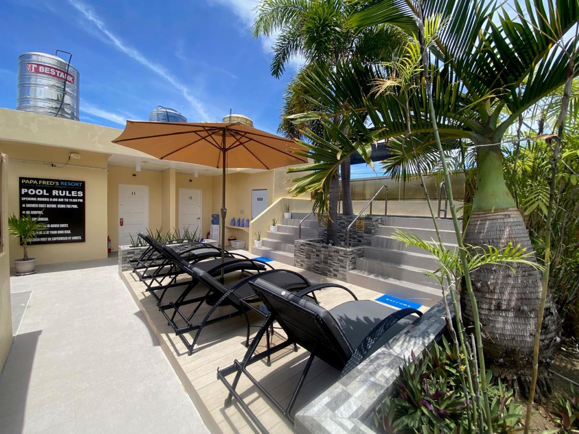 פוארטו גאלרה Papa Freds Beach Resort מראה חיצוני תמונה
